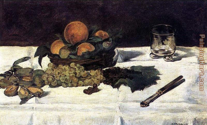 Edouard Manet Fruit on a Table